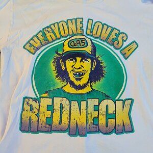 Everybody Loves A Redneck Trailer Trash Gas Biker Vintage Y2K L T-Shirt